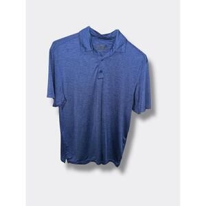 ❤️Men’s Member’s Mark Blue Stretch Polo Shirt Size M
